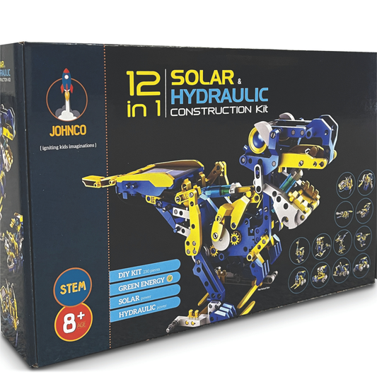 12 in 1 Solar and Hydraulic Construction Kit