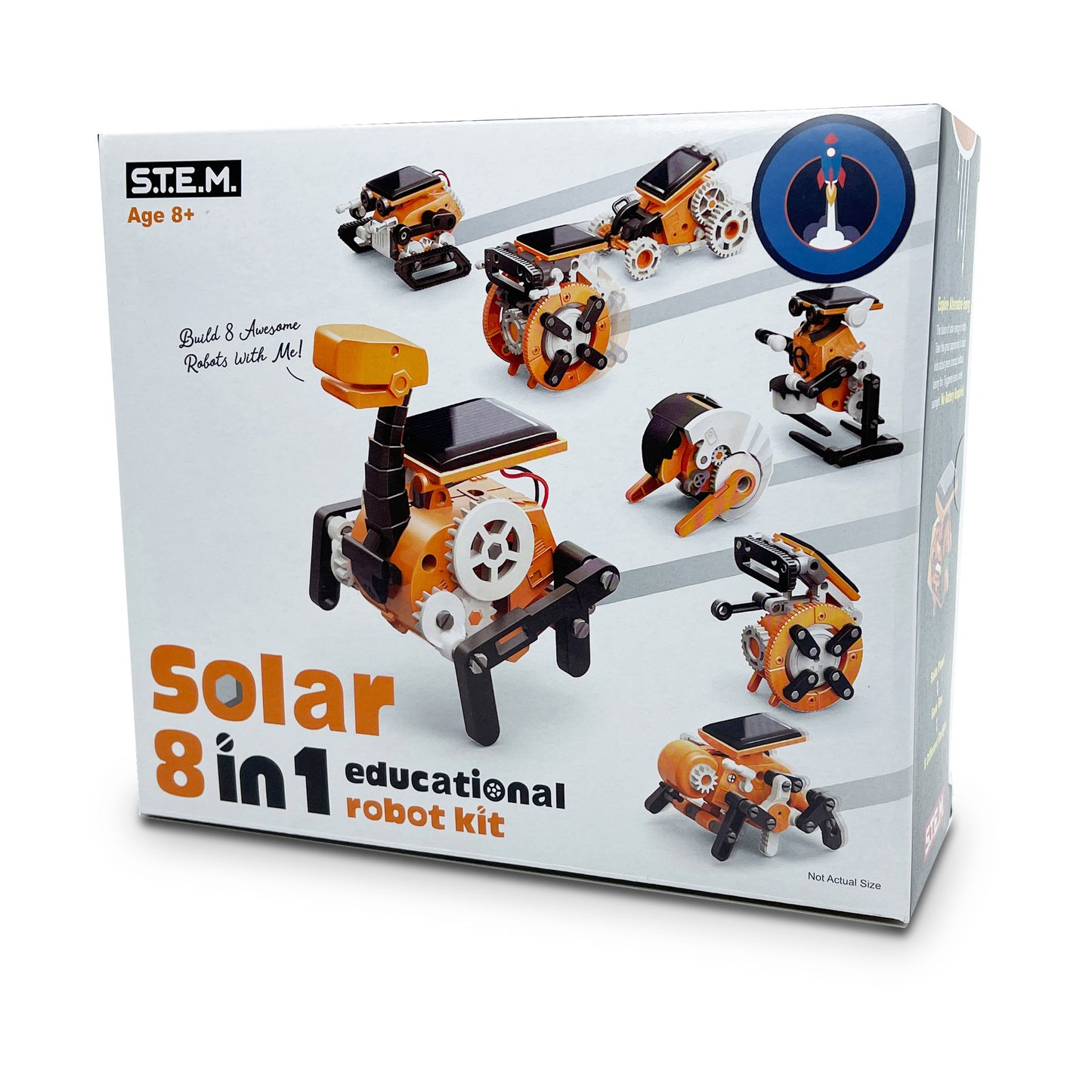 8 in 1 Solar Educational Robot Kit