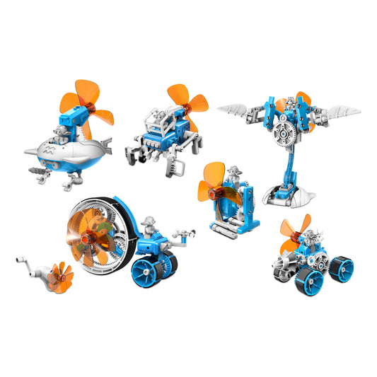 Wheely Windpower 6 in 1 Wind-Powered Robot