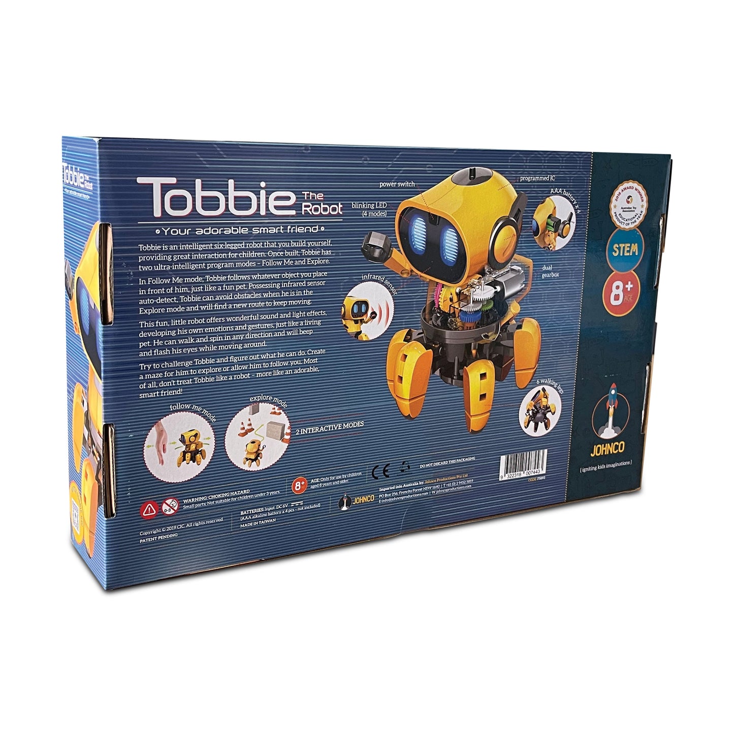 JOHNCO TOBBIE THE ROBOT