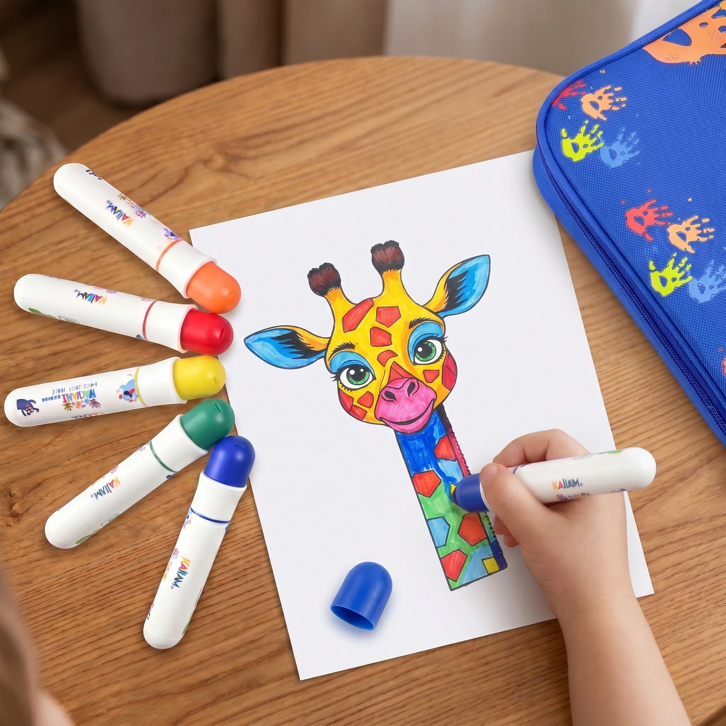 Kallam 24 Color Super Washable Child Safe Markers